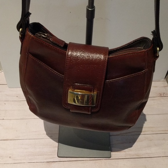 Vintage genuine leather bag by Studio signature - Picture 2 of 12